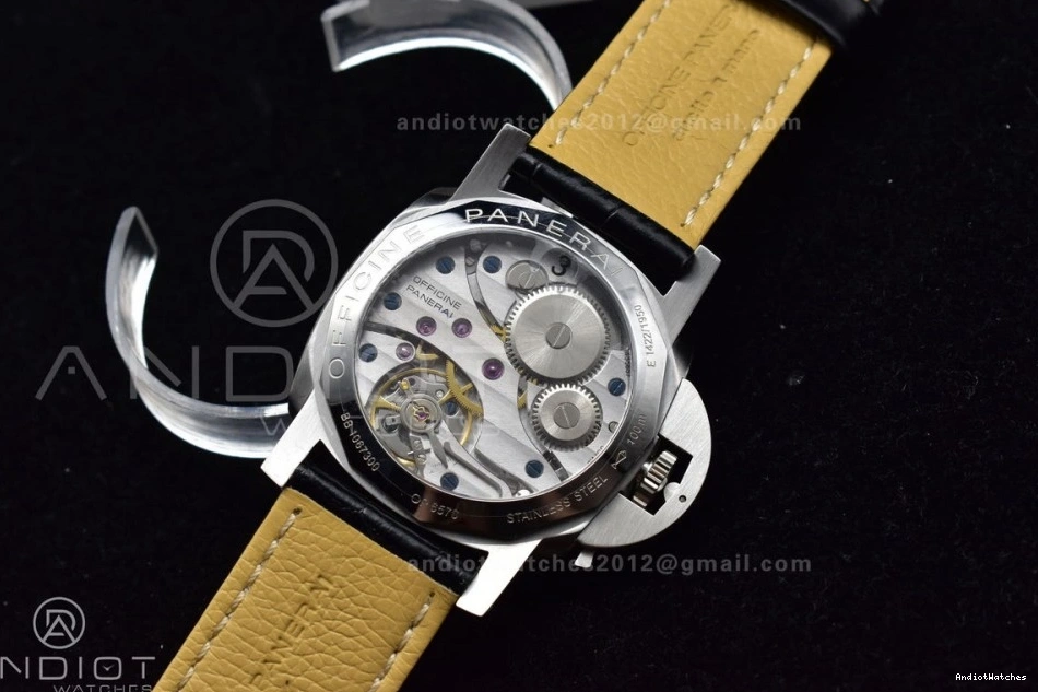 1:1 H with Y-Incabloc on Superlumed Dial Leather Strap PAM217 Black XF Best Edition Trendy 993 A6497 1227